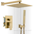 Brass Thermostatic Rain Shower Faucet Set